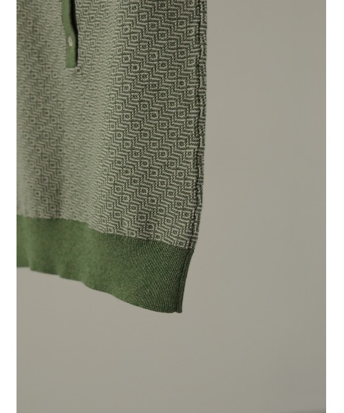 LA PEAU DE GEM（ラポドゥジェム）の「【LA PEAU DE GEM】幾何学模様キャミソール（キャミソール・レディース・グリーン・FREE）」の7枚目の写真