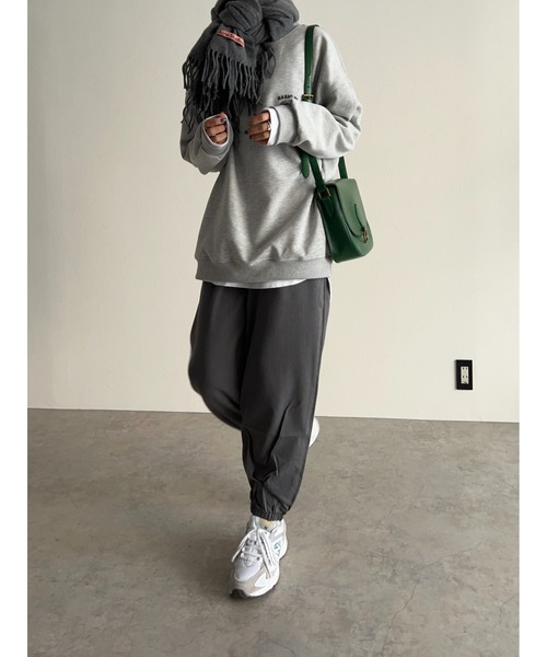 owndaily（オンデイリー）の「ジャージージョガーパンツ（その他パンツ・レディース・ブラック/グレー/ベージュ・MEDIUM/LARGE）」の5枚目の写真