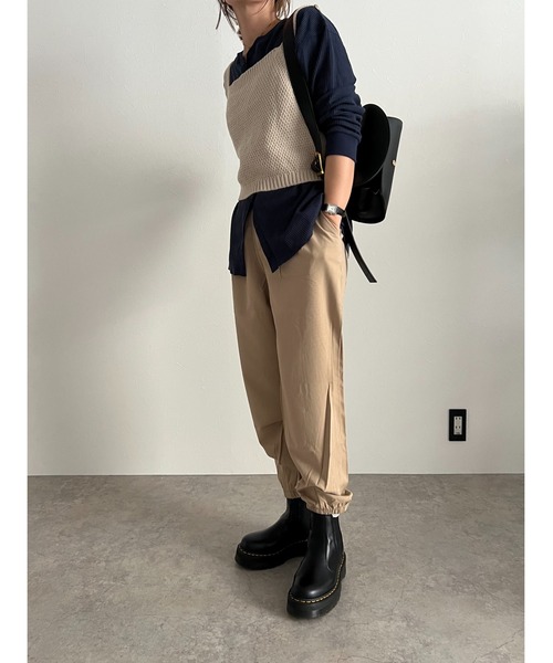 owndaily（オンデイリー）の「ジャージージョガーパンツ（その他パンツ・レディース・ブラック/グレー/ベージュ・MEDIUM/LARGE）」の15枚目の写真