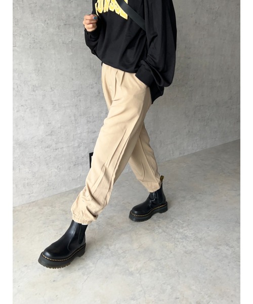owndaily（オンデイリー）の「ジャージージョガーパンツ（その他パンツ・レディース・ブラック/グレー/ベージュ・MEDIUM/LARGE）」の13枚目の写真
