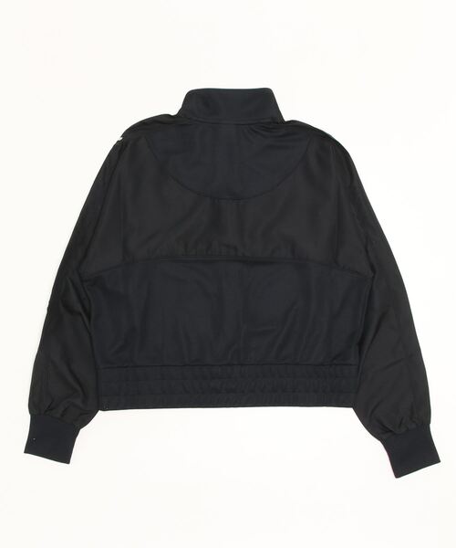 UNDER ARMOUR(アンダーアーマー)の「アンダーアーマー UA TRACK JERSEY WOVEN FZ(ジャージ・レディース・ブラック×ブラック/ブラック×ブルー・L/XL/M/S)」の3枚目の写真
