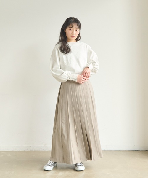 idem(イデム)の「drost ribbon short pullover/ショート丈プルオーバー(スウェット・レディース・ブルー/アイボリー/ネイビー・FREE)」の10枚目の写真