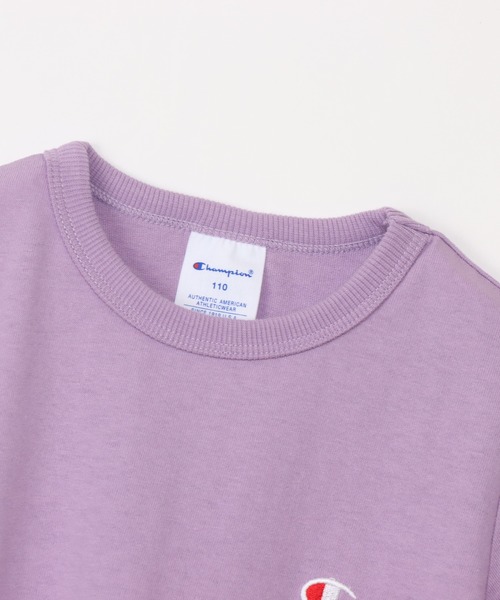 Champion(チャンピオン)の「【Champion/チャンピオン】キッズ ベーシック チュニックTシャツ(チュニック・キッズ・ラベンダー・140/160/150/130/120/110/100)」の5枚目の写真