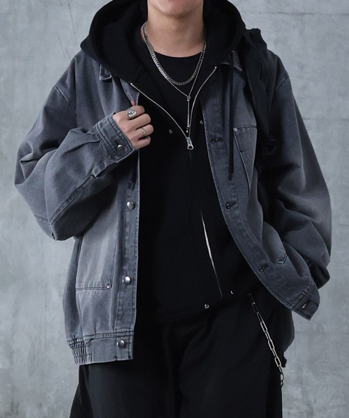 新色追加】 ビッグシルエット ヴィンテージライク ケミカルウォッシュ