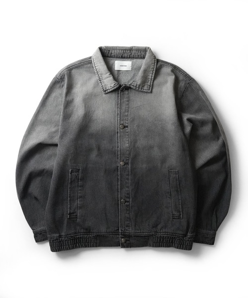 25SSビッグシルエットグラデーション デニムジャケット【Confirm】 25SS【新色追加】ビッグシルエット ヴィンテージライク ケミカル