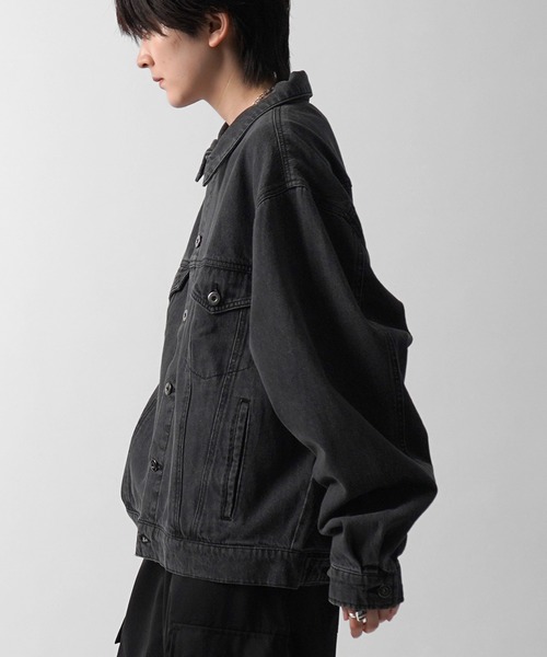 ビッグシルエット ヴィンテージライク ケミカルウォッシュ加工