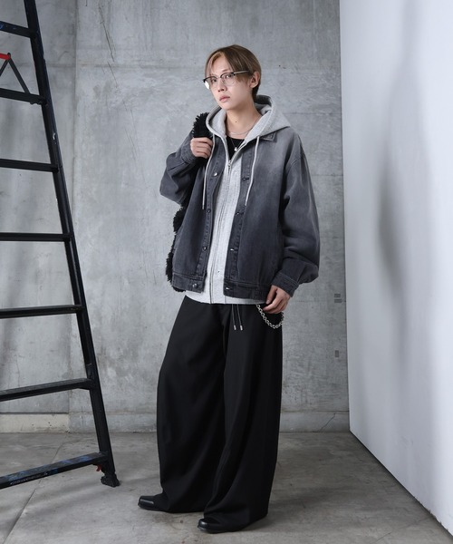 新色追加】 ビッグシルエット ヴィンテージライク ケミカルウォッシュ