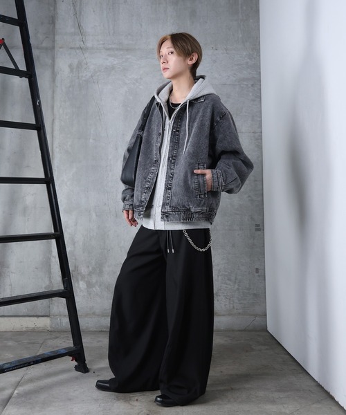 最終値下げ_SAPEur グラデーションデニムジャケット XL graphzero(グラフゼロ) モンスターストレッチ 3rd デニムジャケット