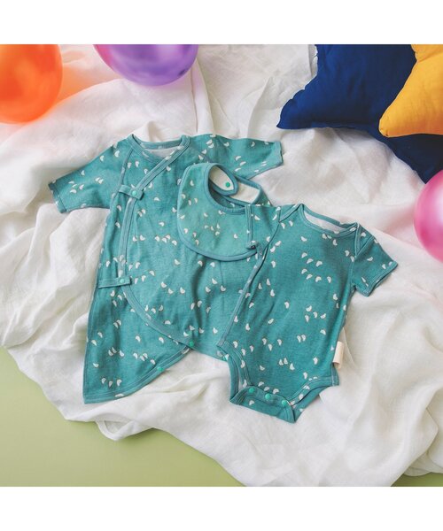 BREEZE（ブリーズ）の「グレコ肌着 マイファーストブリーズ （肌着・キッズ・グレー/オフホワイト/ミント/オレンジ・70/60）」の19枚目の写真