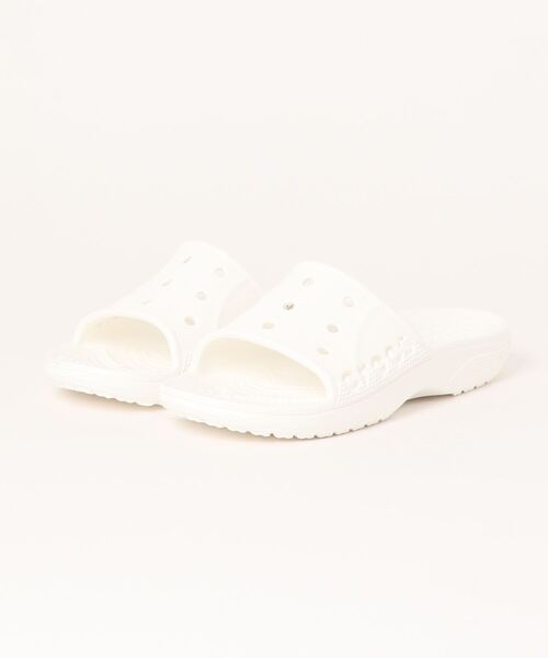 crocs（クロックス）の「《crocs》ｸﾛｯｸｽ ﾊﾞﾔ 2.0 ｽﾗｲﾄﾞ（サンダル・メンズ・ホワイト/ブラック/ネイビー/ベージュ系その他・22.0cm/23.0cm/24.0cm/25.0cm/26.0cm/27.0cm/28.0cm/29.0cm）」の2枚目の写真