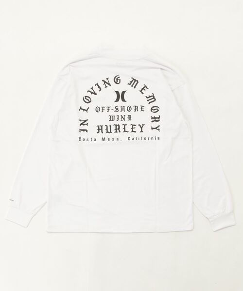 Hurley （ハーレー）の「【ムラサキスポーツ別注】Hurley/ハーレー ラッシュガード バックプリント/モックネックラッシュガード オーバーサイズ/UVカット/PHANTOM OVERSIZE OFFSHOREWINDOW MOCK LONG SLEEVE/23S01MRG06（ラッシュガード・メンズ・ブラック/ホワイト・M/L/XL）」の14枚目の写真