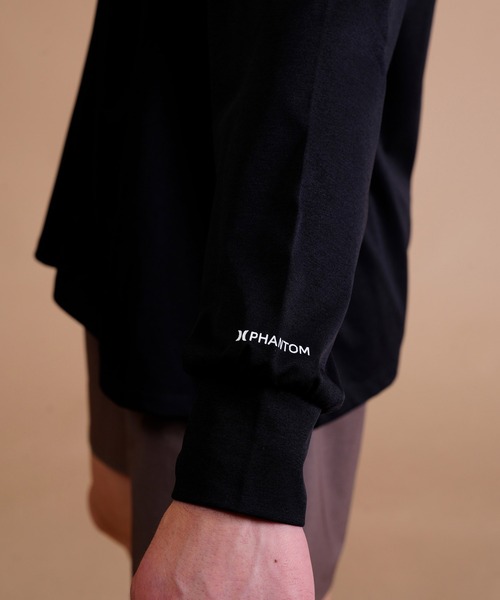 Hurley （ハーレー）の「【ムラサキスポーツ別注】Hurley/ハーレー ラッシュガード バックプリント/モックネックラッシュガード オーバーサイズ/UVカット/PHANTOM OVERSIZE OFFSHOREWINDOW MOCK LONG SLEEVE/23S01MRG06（ラッシュガード・メンズ・ブラック/ホワイト・M/L/XL）」の19枚目の写真