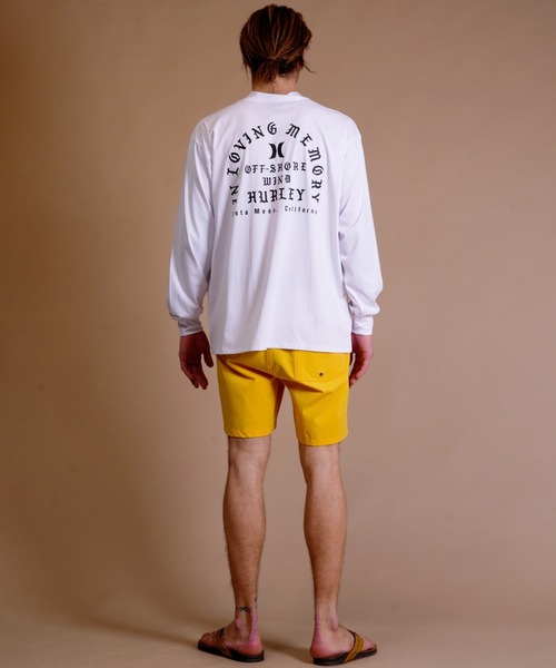 Hurley （ハーレー）の「【ムラサキスポーツ別注】Hurley/ハーレー ラッシュガード バックプリント/モックネックラッシュガード オーバーサイズ/UVカット/PHANTOM OVERSIZE OFFSHOREWINDOW MOCK LONG SLEEVE/23S01MRG06（ラッシュガード・メンズ・ブラック/ホワイト・M/L/XL）」の21枚目の写真