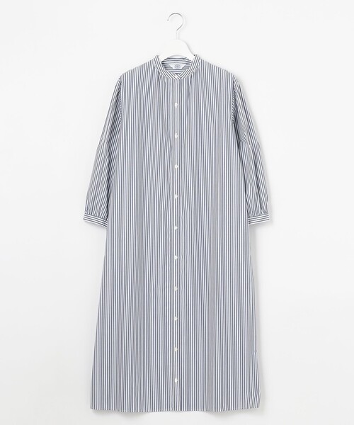 J.PRESS Ladies(J.プレス レディス)の「【WEB限定カラーあり・洗える・接触冷感・UVカット・イージーケア】 エステネージュストライプ ワンピース(ワンピース・レディース・ライトグレー系1/ブルー系1/サックスブルー系1/ネイビー系1・XS)」の15枚目の写真