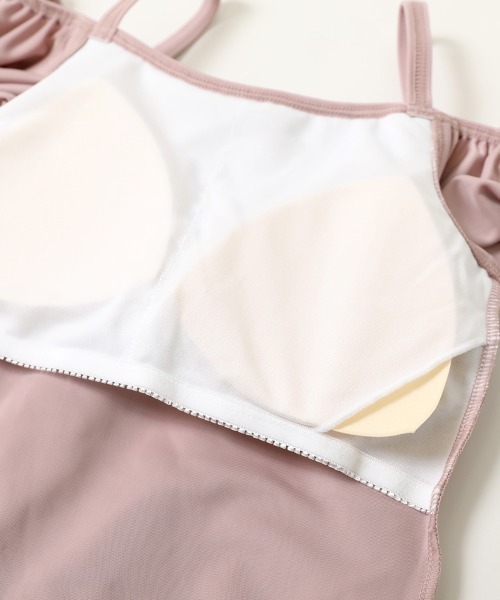 devirock(デビロック)の「UVカット 3WAYで着られる オフショルセットアップ水着(水着・キッズ・ブラック/バイオレット/パープル系その他/サックスブルー/イエロー系1/ピンク系6/イエロー系3/グレイッシュベージュ・100cm/110cm/120cm/130cm/140cm/150cm/160cm)」の16枚目の写真