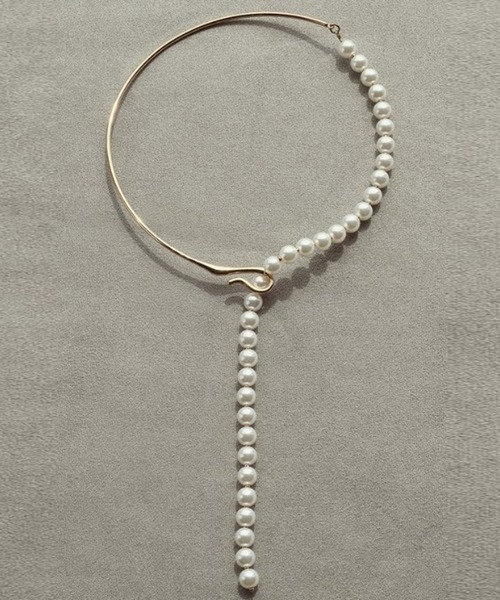 GOLDY（ゴールディ）の「【GOLDY】ブランク パール ネックカフ / 3221001（ネックレス・レディース・ゴールド/シルバー・FREE）」の2枚目の写真