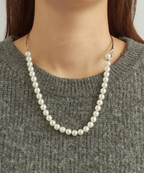 GOLDY（ゴールディ）の「【GOLDY】ブランク パール ネックカフ / 3221001（ネックレス・レディース・ゴールド/シルバー・FREE）」の6枚目の写真
