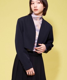 【MODE】コンパクトクロップドジャケット