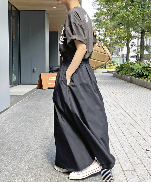 Spick & Span（スピックアンドスパン）の「タイプライターベルトギャザースカート（スカート・レディース・ベージュ/ブラック・38/36）」の20枚目の写真