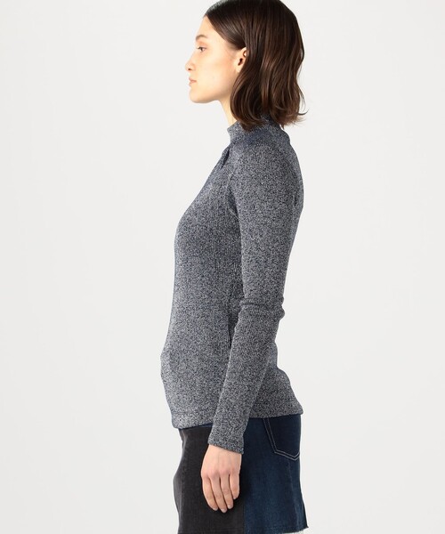 TOMORROWLAND （トゥモローランド）の「GOLDEN GOOSE DELUXE BRANDS HIGH NECK GARDENA ニット（ニット/セーター・レディース・ダークブルー・XS）」の4枚目の写真