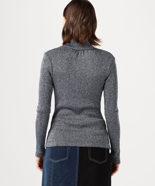 TOMORROWLAND （トゥモローランド）の「GOLDEN GOOSE DELUXE BRANDS HIGH NECK GARDENA ニット（ニット/セーター・レディース・ダークブルー・XS）」の5枚目の写真