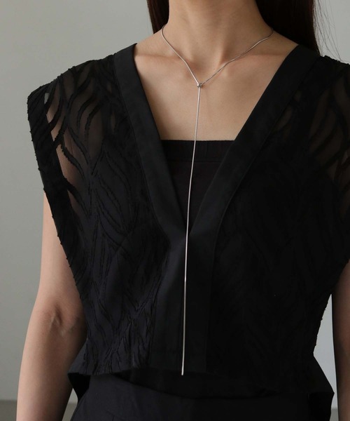 cheriella（シェリエラ）の「【cheriella】ラウンドボール2wayネックレス（ネックレス・レディース・ゴールド/シルバー・FREE）」の4枚目の写真