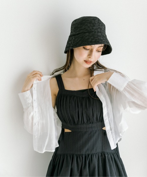 OLIVE des OLIVE（オリーブデオリーブ）の「ダブルフロントクロップドシャツ　1031040330（シャツ/ブラウス・レディース・ブルー/オフホワイト/サックスブルー/ブラック系その他・FREE）」の9枚目の写真