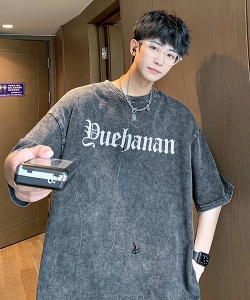 .KOM(ドットコム)の「『.KOM/ドットケーオーエム』バッククロスプリント半袖ピグメントTEE 【CN】(Tシャツ/カットソー・メンズ・ブラック・FREE)」の3枚目の写真