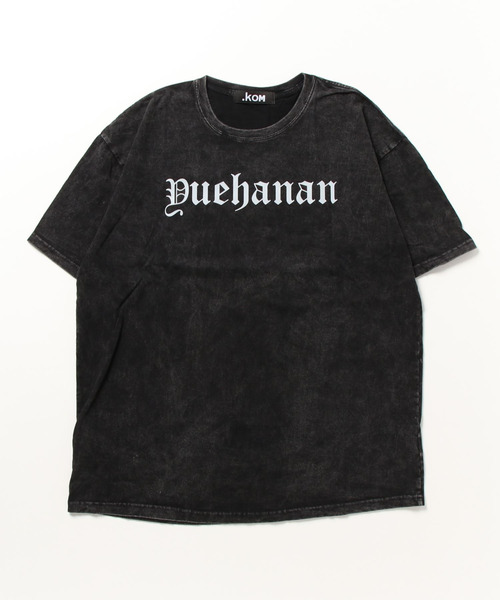 .KOM(ドットコム)の「『.KOM/ドットケーオーエム』バッククロスプリント半袖ピグメントTEE 【CN】(Tシャツ/カットソー・メンズ・ブラック・FREE)」の9枚目の写真