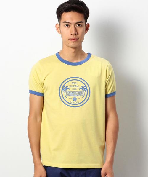 coen（コーエン）の「TCリンガーTシャツ（Tシャツ/カットソー・メンズ・コバルトブルー/イエロー/ケリー・MEDIUM/LARGE/SMALL/X-LARGE）」の5枚目の写真