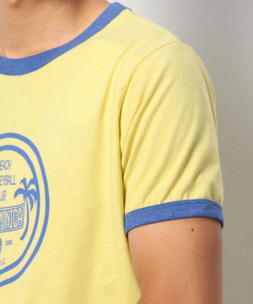 coen（コーエン）の「TCリンガーTシャツ（Tシャツ/カットソー・メンズ・コバルトブルー/イエロー/ケリー・MEDIUM/LARGE/SMALL/X-LARGE）」の10枚目の写真