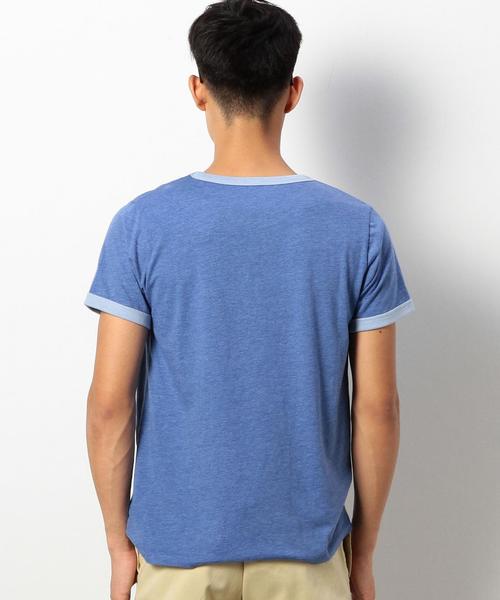 coen（コーエン）の「TCリンガーTシャツ（Tシャツ/カットソー・メンズ・コバルトブルー/イエロー/ケリー・MEDIUM/LARGE/SMALL/X-LARGE）」の15枚目の写真