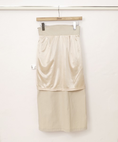 flower（フラワー）の「マリンリボンスカート（スカート・レディース・アイボリー/ネイビー・FREE）」の4枚目の写真