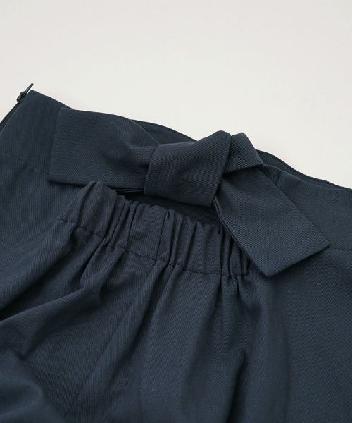 flower（フラワー）の「マリンリボンスカート（スカート・レディース・アイボリー/ネイビー・FREE）」の3枚目の写真