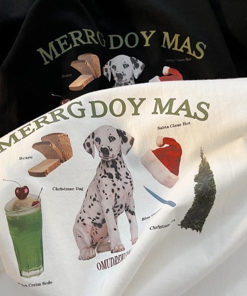 B.R.U(ブル)の「DOGグラフィックTシャツ(Tシャツ/カットソー・レディース・ホワイト/ブラック/グレー・FREE/LARGE)」の6枚目の写真