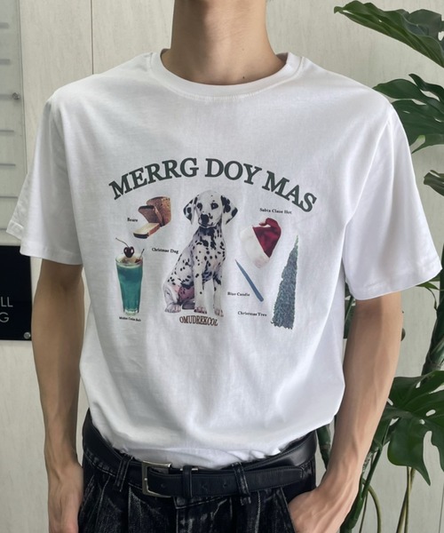 B.R.U(ブル)の「DOGグラフィックTシャツ(Tシャツ/カットソー・レディース・ホワイト/ブラック/グレー・FREE/LARGE)」の12枚目の写真