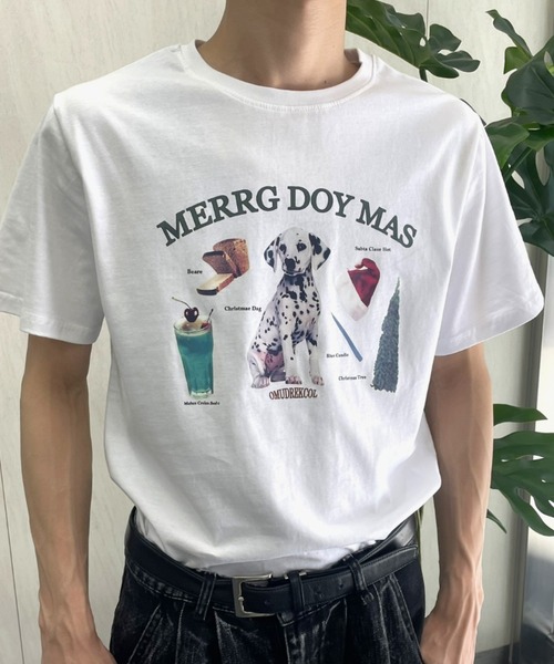 B.R.U(ブル)の「DOGグラフィックTシャツ(Tシャツ/カットソー・レディース・ホワイト/ブラック/グレー・FREE/LARGE)」の13枚目の写真