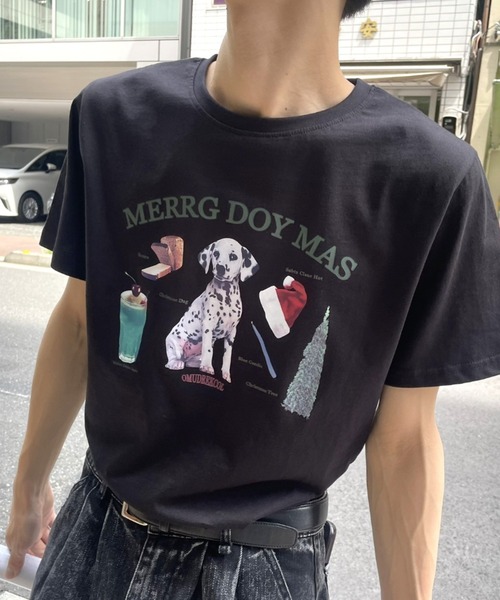 B.R.U(ブル)の「DOGグラフィックTシャツ(Tシャツ/カットソー・レディース・ホワイト/ブラック/グレー・FREE/LARGE)」の10枚目の写真