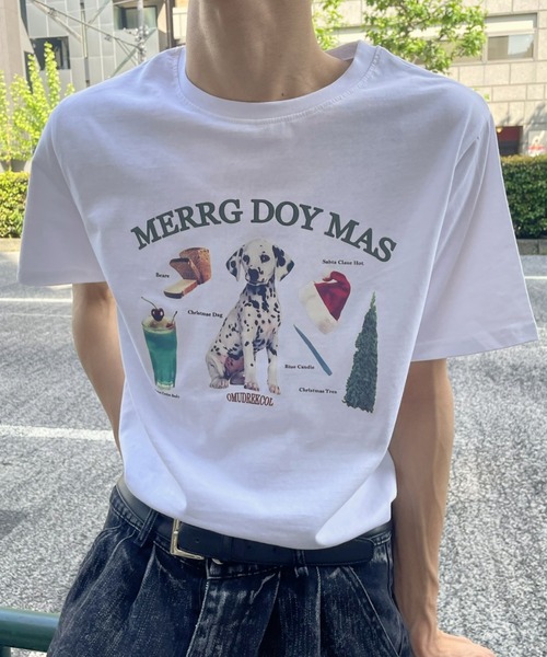 B.R.U(ブル)の「DOGグラフィックTシャツ(Tシャツ/カットソー・レディース・ホワイト/ブラック/グレー・FREE/LARGE)」の15枚目の写真