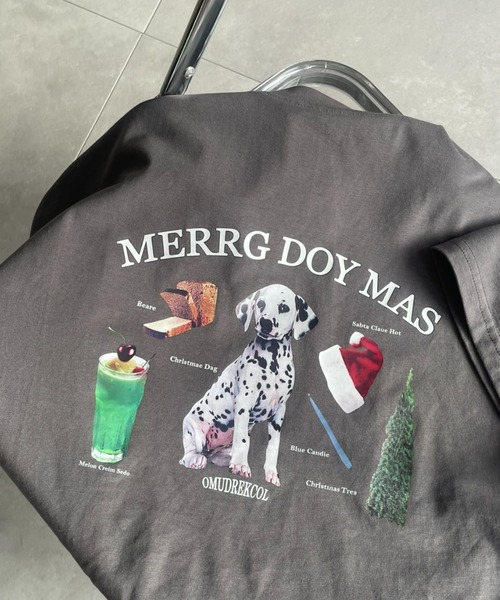 B.R.U(ブル)の「DOGグラフィックTシャツ(Tシャツ/カットソー・レディース・ホワイト/ブラック/グレー・FREE/LARGE)」の16枚目の写真