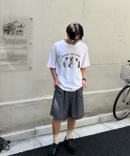 B.R.U(ブル)の「DOGグラフィックTシャツ(Tシャツ/カットソー・レディース・ホワイト/ブラック/グレー・FREE/LARGE)」の20枚目の写真