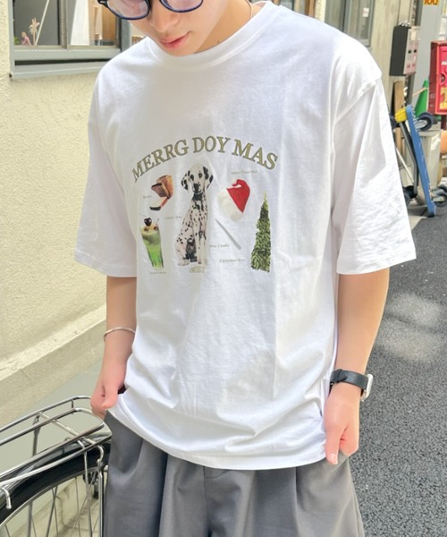 B.R.U(ブル)の「DOGグラフィックTシャツ(Tシャツ/カットソー・レディース・ホワイト/ブラック/グレー・FREE/LARGE)」の16枚目の写真