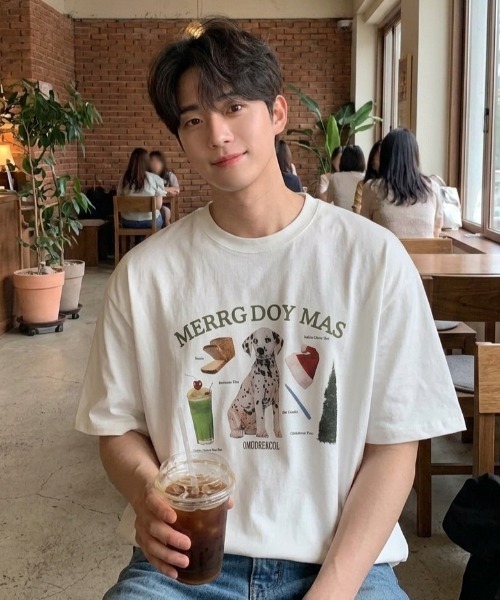B.R.U(ブル)の「DOGグラフィックTシャツ(Tシャツ/カットソー・レディース・ホワイト/ブラック/グレー・FREE/LARGE)」の22枚目の写真