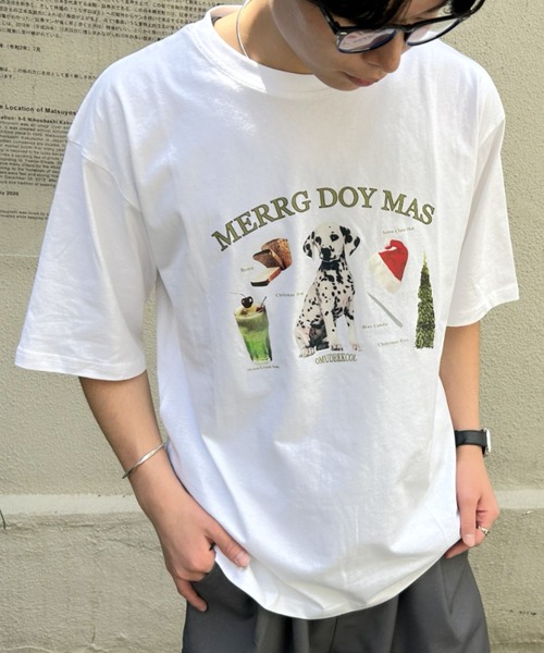 B.R.U(ブル)の「DOGグラフィックTシャツ(Tシャツ/カットソー・レディース・ホワイト/ブラック/グレー・FREE/LARGE)」の18枚目の写真