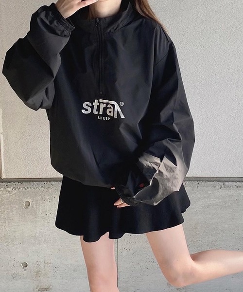 STRAY SHEEP（ストレイシープ）の「[STRAY SHEEP]アノラックジャケット（ブルゾン・レディース・ホワイト/ブラック/ブルー・LARGE/MEDIUM）」の3枚目の写真