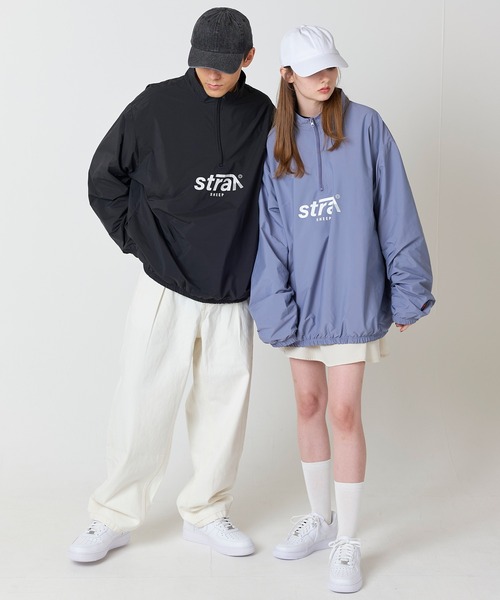 STRAY SHEEP（ストレイシープ）の「[STRAY SHEEP]アノラックジャケット（ブルゾン・レディース・ホワイト/ブラック/ブルー・LARGE/MEDIUM）」の9枚目の写真