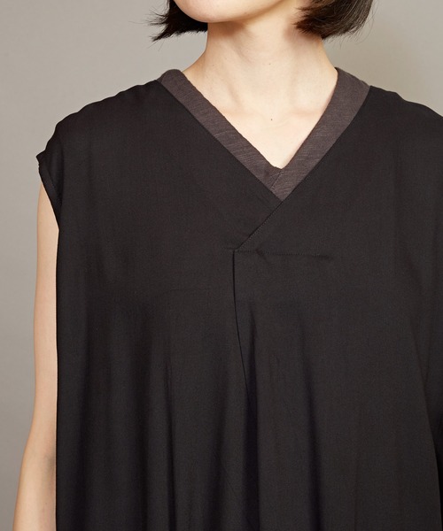 カヤ（カヤ）の「【カヤ】大輪の花ワンピース UV羽織付き（ワンピース・レディース・スミクロ/グリーン系その他/グレー系その他/パープル系その他・FREE）」の7枚目の写真