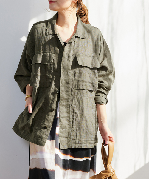 ジャケット・アウター MILITARY FATIGUE JACKET JOURNAL STANDARD JOURNAL STANDARD（ジャーナルスタンダード）の「《追加