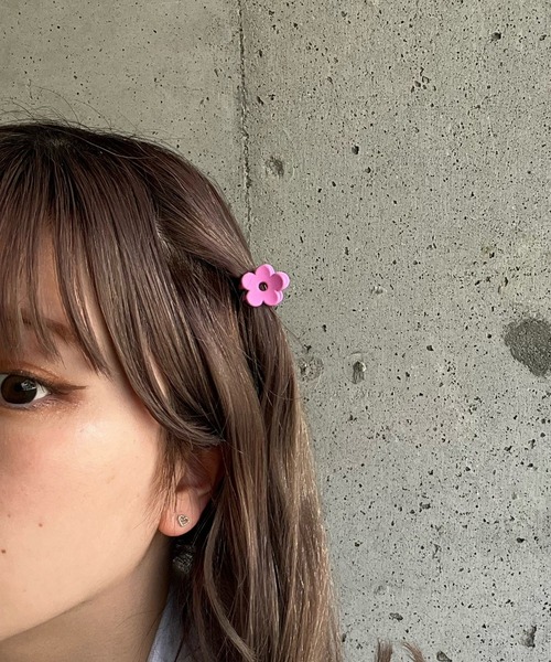 ...accessories mau...coratali ヘアクリップ カラフルフラワーミニヘアクリップSET（バレッタ/ヘアクリップ