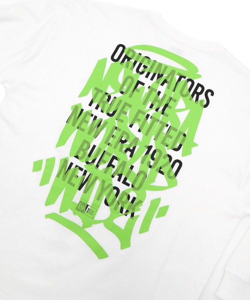 NEW ERA（ニューエラ）の「ニューエラ 長袖Tシャツ オーバーサイズ グラフィティ（Tシャツ/カットソー・メンズ・ホワイト/ブラック/ベージュ・M/L/XXL/XL/S）」の9枚目の写真